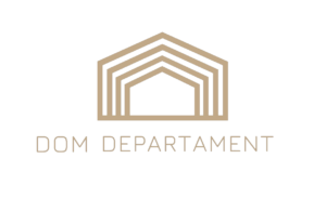dom departament logo beżowe
