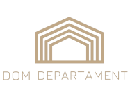 dom departament logo beżowe